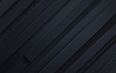 Obraz premium Dark deep black dynamic abstract vector background with diagonal lines. Modern creative premium gradient