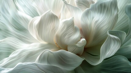 Verdant Whispers: Wavy magnolia botanical leaves evoke tranquility in macro.