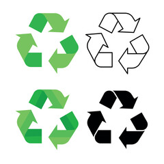 Recycle Sign Four Styles