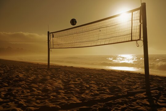 Guatemala vs Israel national teams volleyball volley ball match competition concept.. Beautiful simple AI generated image in 4K, unique. - Powered by Adobe