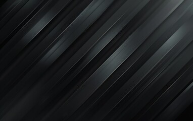 Dark deep black dynamic abstract vector background with diagonal lines. Modern creative premium gradient - obrazy, fototapety, plakaty