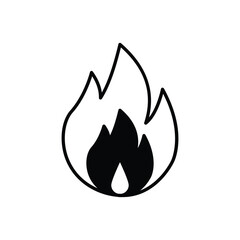 Fire vector icon