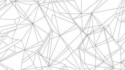 Clean lines outlining a minimalist pattern of triangles, abstract  , background