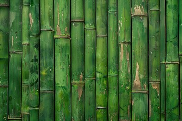 Green bamboo background texture