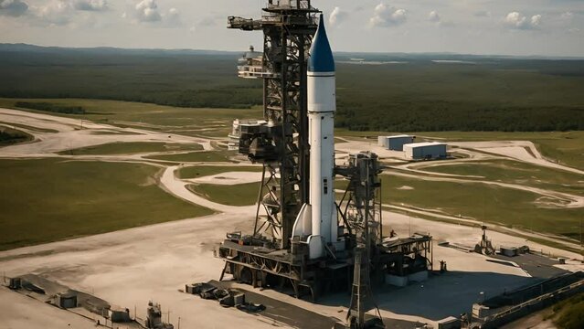 A launch pad for rockets, ready for another mission into deep space