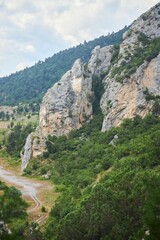 Mountain landscape. The highest mountain of the Pontic Mountain Range