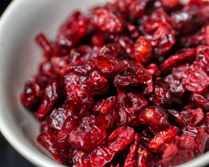 cranberries in a bowl