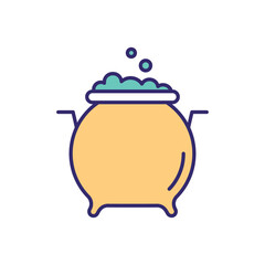 Cauldron vector icon