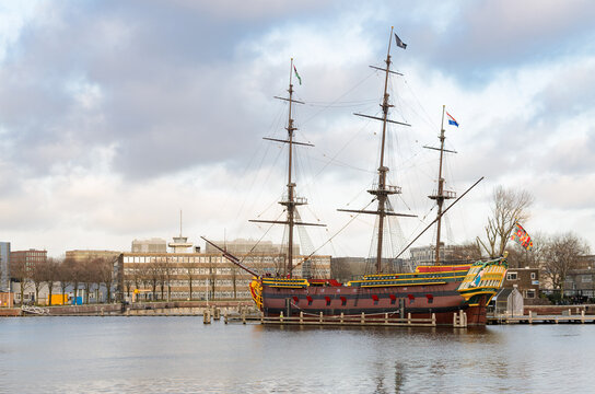 Replica of VOC Ship Amsterdam.