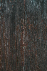 Weathered Wooden Surface With Rust Spots