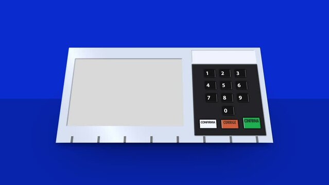 Urna eletr&ocirc;nica brasil