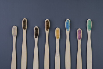 Toothbrushes in a Row.Health Care, Stomatology banner 