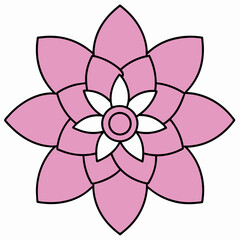 flower outline