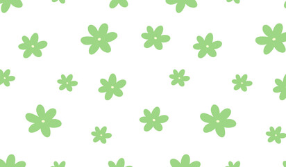 Beautiful minimal flower pattern-background.