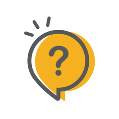 Question mark sign icon, vector illustration. 