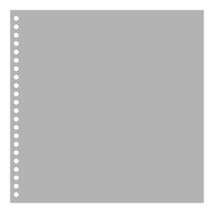 グレーのルーズリーフ