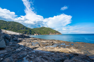 Coastal scenery of Niuchewan, Sanya, Hainan, China