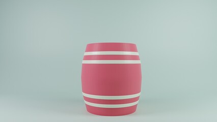 Modern Minimalism: The Pink Barrel