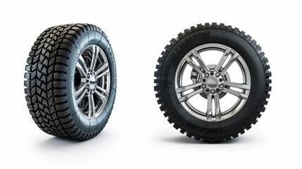 Car Tires with Alloy Wheels Designed for Performance