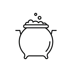 Cauldron vector icon