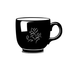 coffee, cup, drink, tea, cafe, hot, mug, vector, espresso, white, beverage, breakfast, illustration, icon, saucer, isolated, cappuccino, black, caffeine, steam, symbol, brown, restaurant, mocha, choco