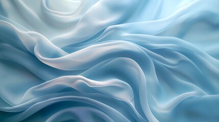 Obraz premium blue silk background