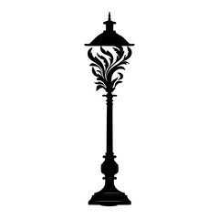 Fototapeta premium table lamp svg, table lamp silhouette, line art svg, Lamp Post svg, Street Lamp svg, Garden Lamp svg, Lamp Post Cricut, Lamp Post svg bundle, Lamp Post silhouette, Lamp Post svg, cut Lamp Post Clipart