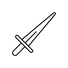 Dagger vector icon