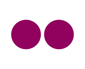 Circle Shape Symbol Purple Element Vector Graphic Design Illustration