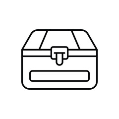 Chest vector icon