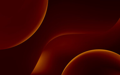 Dark Romantic Orange Abstract Creative Background Design