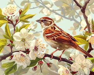 Write a descriptive paragraph capturing the sights, sounds, and sensations of the meadow as the duck takes its leisurely stroll ,closeup