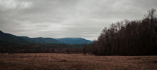 landscape with mountains