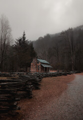 house in the mountains