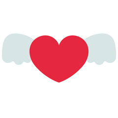 Flying Heart Icon