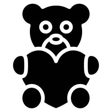 Love Teddy Bear Icon