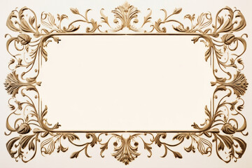 Pristine frame ready for creative text.