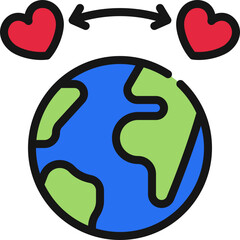 Long Distance Relationship Icon