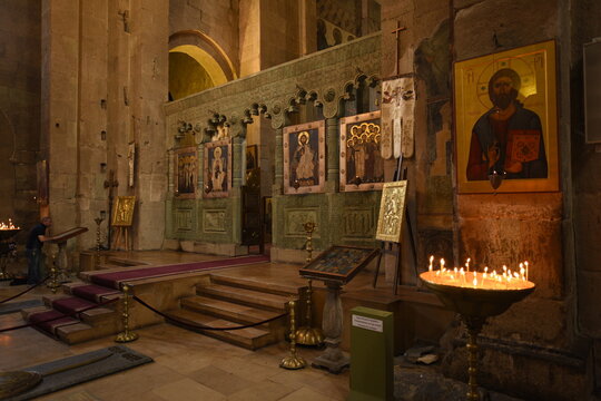Svetitskhoveli Cathedral, UNESCO World Heritage Site, Mtskheta, Mtskheta-Mtianeti, Georgia
