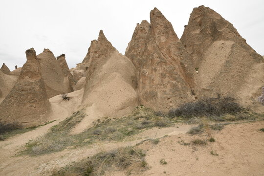 Devrent Valley rock formations, Cappadocia, Anatolia, Turkey Minor