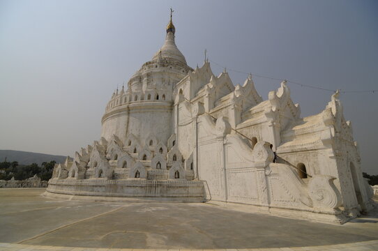 Hsinbyume Pagoda (Myatheindan Pagoda), Mingun, near Mandalay, Sagaing District, Myanmar