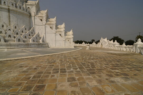 Hsinbyume Pagoda (Myatheindan Pagoda), Mingun, near Mandalay, Sagaing District, Myanmar