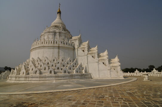 Hsinbyume Pagoda (Myatheindan Pagoda), Mingun, near Mandalay, Sagaing District, Myanmar