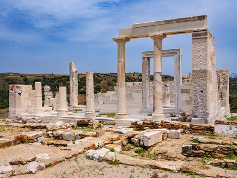 Temple of Demeter, Sangri, Naxos Island, Cyclades, Greek Islands