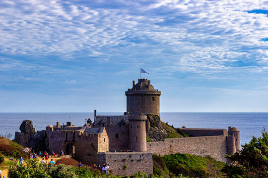 Chateau de La Roche Goyon, Fort la Latte, Plevenon, Cotes-d'Armor, Brittany, France