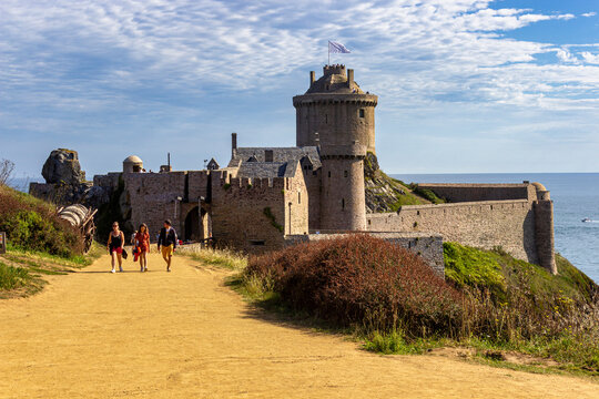 Chateau de La Roche Goyon, Fort la Latte, Plevenon, Cotes-d'Armor, Brittany, France