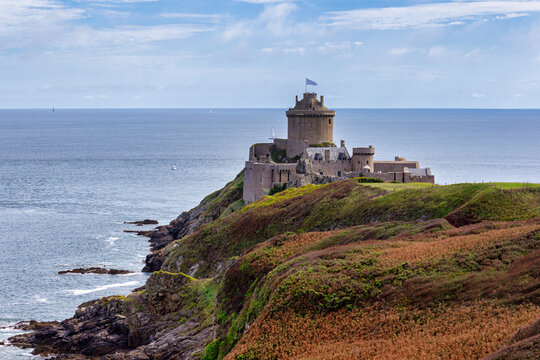 Chateau de La Roche Goyon, Fort la Latte, Plevenon, Cotes-d'Armor, Brittany, France