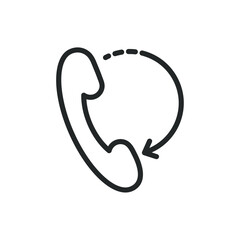 customer support telephone icon