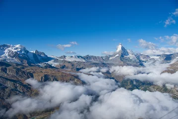 Fotobehang View of the Matterhorn in the Alps © Lucid Nature
