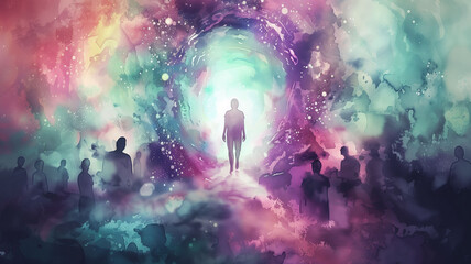 Spirituality, harmony. Mystical Awakening, Unleashing the Power of Consciousness,